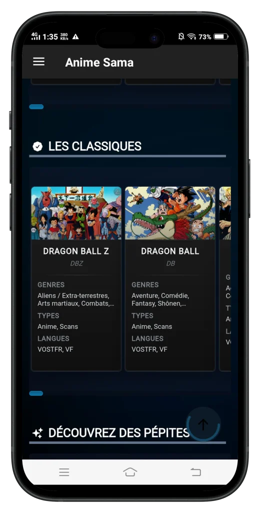 Téléchargez l' Anime Sama app pour iOS Capture d'écran 3 animesamaapp.fr